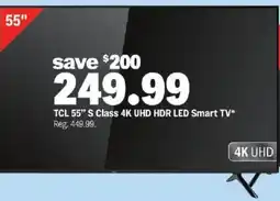 Meijer TCL 55” S Class 4K UHD HDR LED Smart TV offer