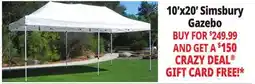 Ocean State Job Lot Simsbury 10' x 20' One-Touch Pop-Up Gazebo offer