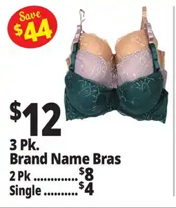 Ocean State Job Lot 3 Pk. Brand Name Bras offer
