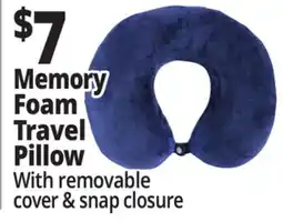 Ocean State Job Lot Memory Foam Travel Pillow offer