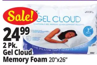 Ocean State Job Lot Gel Cloud Memory Foam offer