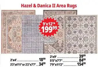 Ocean State Job Lot Hazel & Danica II Area Rugs offer