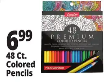 Ocean State Job Lot Leader Premium Colored Pencils 48 Piece offer