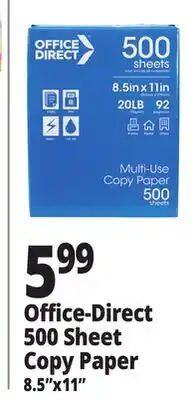 Ocean State Job Lot Office-Direct 500 Sheet Copy Paper offer