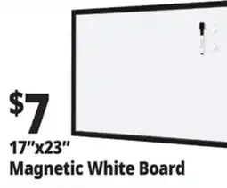 Ocean State Job Lot Magnetic White Board offer