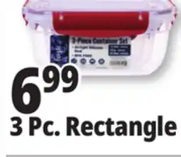 Ocean State Job Lot Think Fresh Rectangular Food Storage Container Set offer