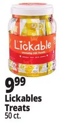 Ocean State Job Lot Lickables Treats offer