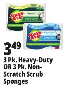 Ocean State Job Lot 3 Pk. Heavy-Duty OR 3 Pk. Non-Scratch Scrub Sponges offer