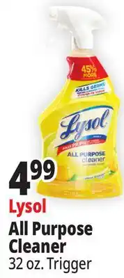 Ocean State Job Lot Lysol All Purpose Cleaner offer