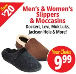 Ocean State Job Lot Men's & Women's Slippers & Moccasins offer