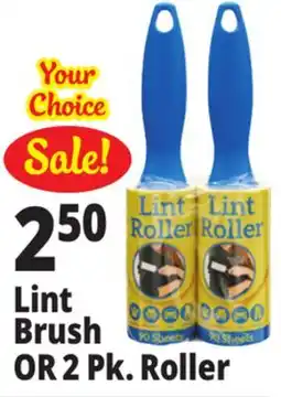 Ocean State Job Lot Lint Brush OR 2 Pk. Roller offer
