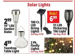 Ocean State Job Lot 15 LED Garden Stake offer