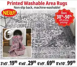 Ocean State Job Lot Printed Washable Area Rugs offer