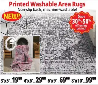 Ocean State Job Lot Printed Washable Area Rugs offer