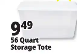 Ocean State Job Lot 56 Quart Storage Tote offer