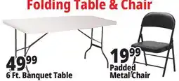 Ocean State Job Lot Folding Table & Chair offer