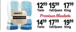 Ocean State Job Lot Premium Blankets offer