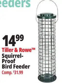Ocean State Job Lot Squirrel-Proof Bird Feeder offer