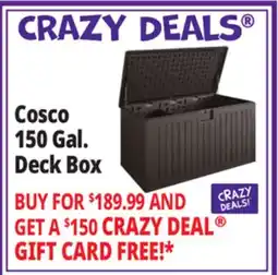 Ocean State Job Lot 150 Gal. Deck Box offer