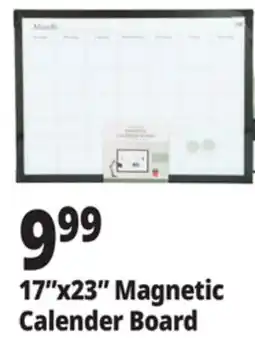 Ocean State Job Lot 17x23 Magnetic Calender Board offer