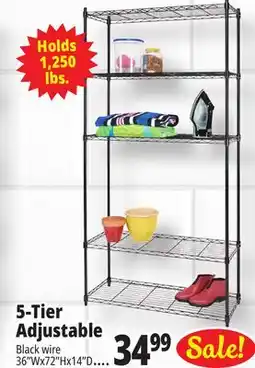 Ocean State Job Lot 5-Tier Adjustable offer