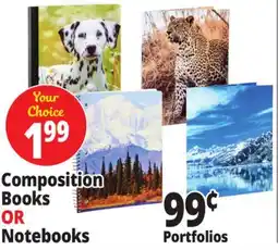 Ocean State Job Lot Composition Book or Notebook offer