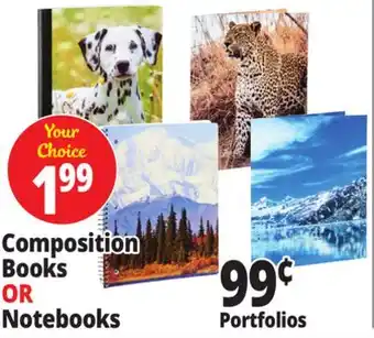 Ocean State Job Lot Composition Book or Notebook offer