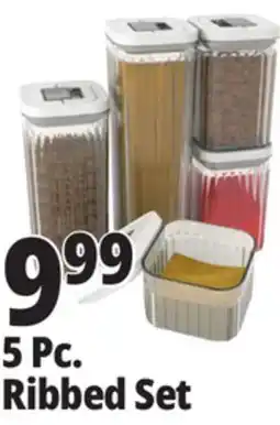 Ocean State Job Lot 5 Pc. Ribbed Set offer
