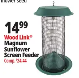 Ocean State Job Lot Wood Link Magnum Sunflower Screen Feeder offer