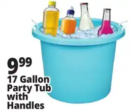Ocean State Job Lot 17 Gallon Party Tub with Handles offer