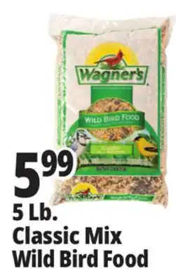 Ocean State Job Lot Wagner's Classic Mix Wild Bird Food offer