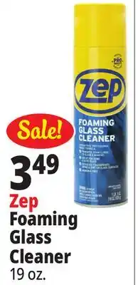 Ocean State Job Lot Zep Foaming Glass Cleaner offer
