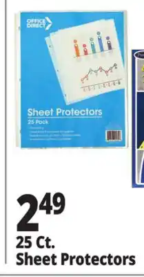 Ocean State Job Lot Sheet Protectors offer
