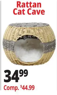 Ocean State Job Lot Rattan Cat Cave offer