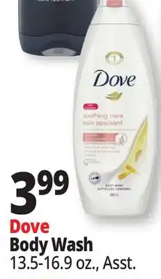 Ocean State Job Lot Dove Body Wash offer