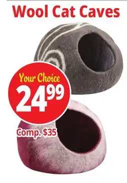 Ocean State Job Lot Wool Cat Caves offer