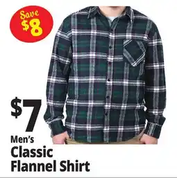 Ocean State Job Lot Men's Classic Flannel Shirt offer