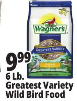 Ocean State Job Lot Wagner's 6 Lb. Greatest Variety Wild Bird Food offer