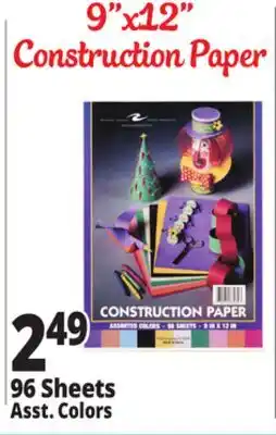Ocean State Job Lot 9x12 Construction Paper offer