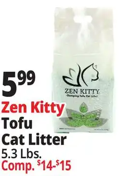Ocean State Job Lot Zen Kitty Tofu Cat Litter offer