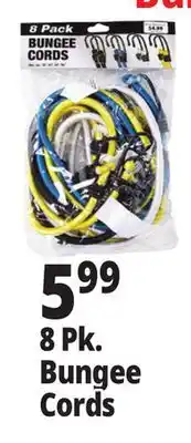 Ocean State Job Lot 8 Pk. Bungee Cords offer