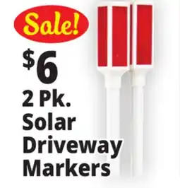 Ocean State Job Lot 2 Pk. Solar Driveway Markers offer