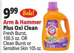 Ocean State Job Lot Plus Oxi Clean Stain Fighters Detergent 100.5 oz offer