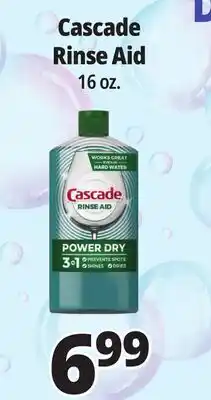 Ocean State Job Lot Rinse Aid offer