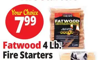 Ocean State Job Lot Fatwood 4 Lb. Fire Starters offer