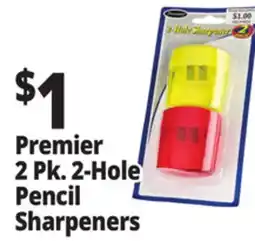 Ocean State Job Lot Premier 2 Pk. 2-Hole Pencil Sharpeners offer