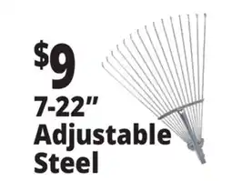 Ocean State Job Lot 7-22 Adjustable Steel offer