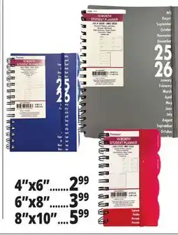 Ocean State Job Lot 2025/2026 18 Month Student Planners offer
