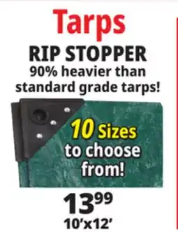 Ocean State Job Lot Rip Stopper Contractor Grade Tarp offer