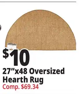 Ocean State Job Lot Oversized Hearth Rug 27 x 48 offer
